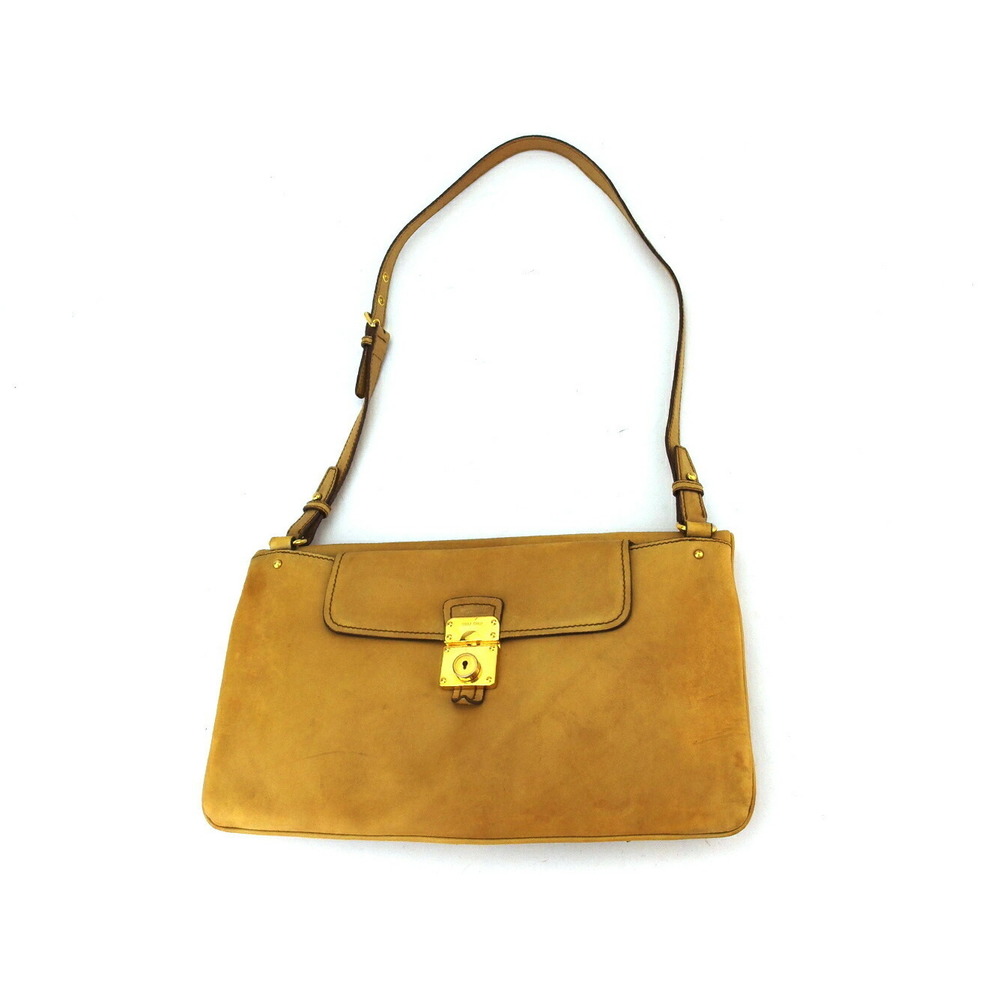 Miu Miu Bag Leather Shoulder Beige - Picture 2 of 6